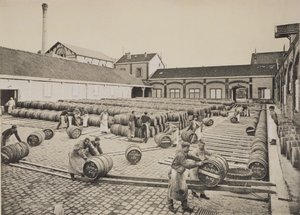 Putting the Wine in Barrels, from 